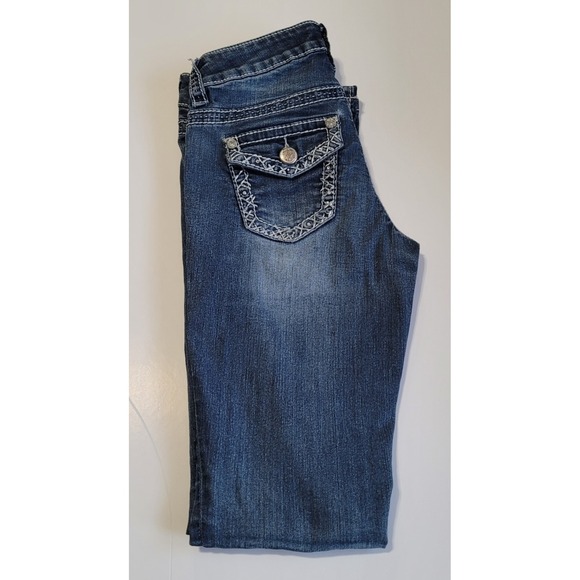Warehouse One Premium Women's Denim Low Rise Straight Leg Cut Size 26Reg‎ - Picture 9 of 12